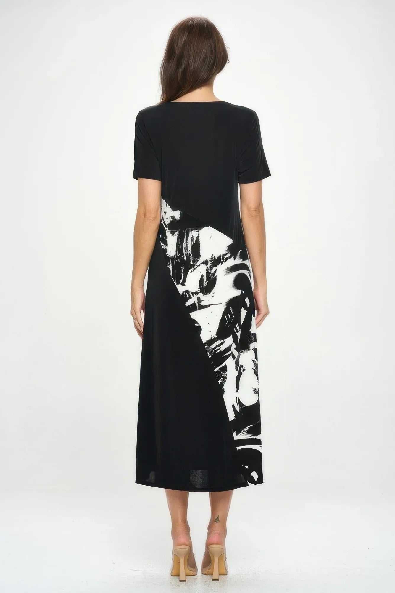 Bns Contrast Maxi Dress Secondary image