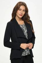 Liverpool Front Drape Jacket | Mixtshop LLC