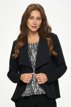 Liverpool Front Drape Jacket | Mixtshop LLC