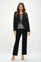 Liverpool Front Drape Jacket | Mixtshop LLC