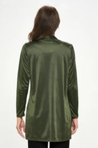 Satin Washer Duster Jacket | Mixtshop LLC