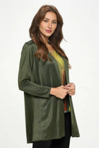 Satin Washer Duster Jacket | Mixtshop LLC