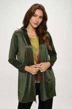 Satin Washer Duster Jacket | Mixtshop LLC