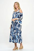 Hit Open Shoulder Long Dress | Mixtshop LLC