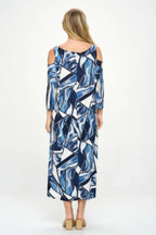 Hit Open Shoulder Long Dress | Mixtshop LLC