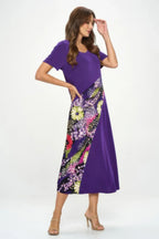 Bns Contrast Maxi Dress | Mixtshop LLC