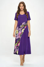 Bns Contrast Maxi Dress | Mixtshop LLC
