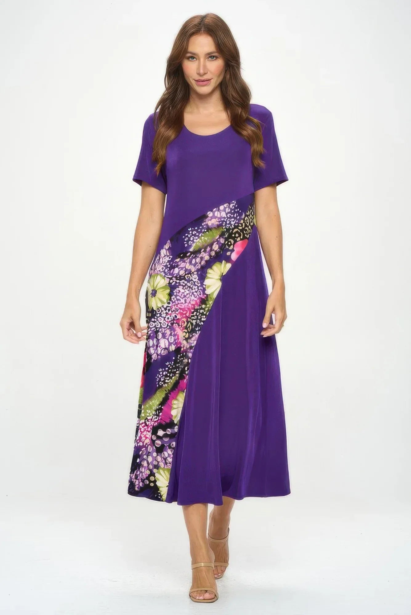 Bns Contrast Maxi Dress | Mixtshop LLC