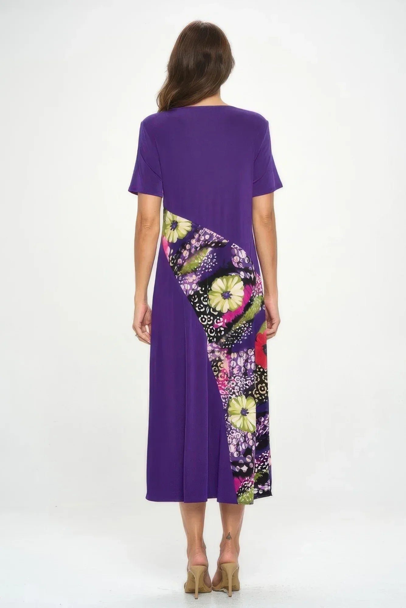 Bns Contrast Maxi Dress | Mixtshop LLC