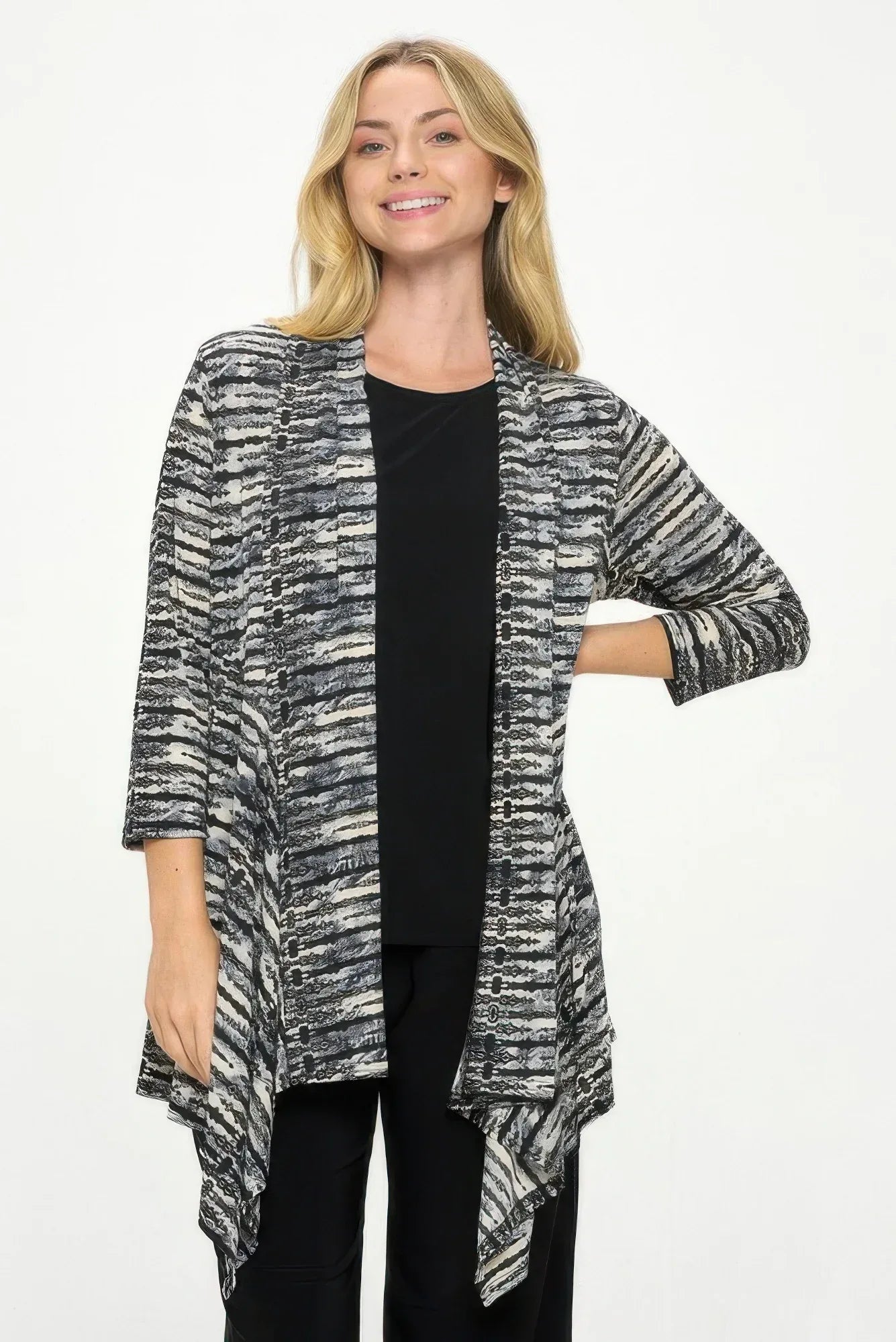 Ity Draped Wrap Jacket | Mixtshop LLC Main image