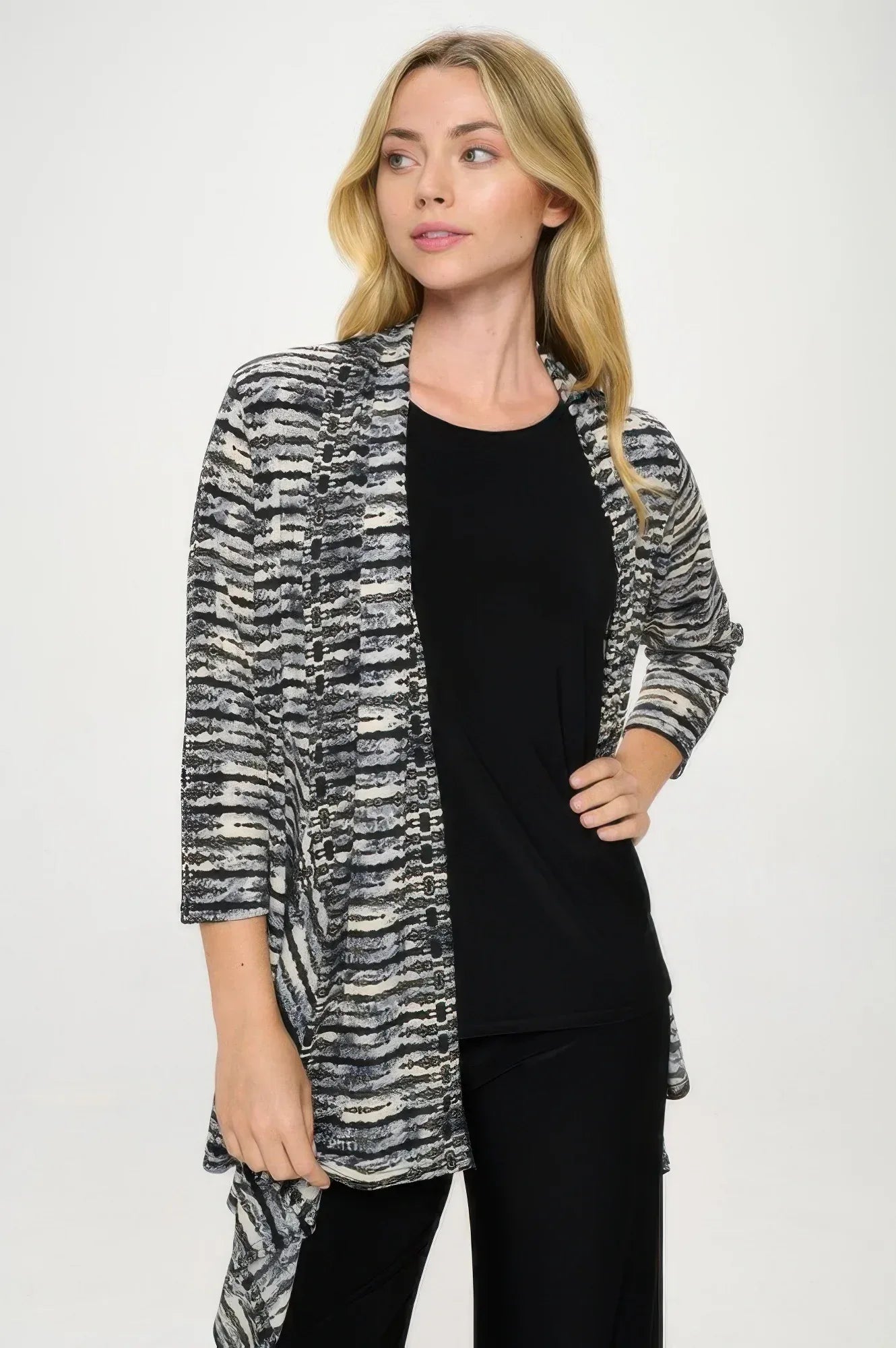 Ity Draped Wrap Jacket | Mixtshop LLC