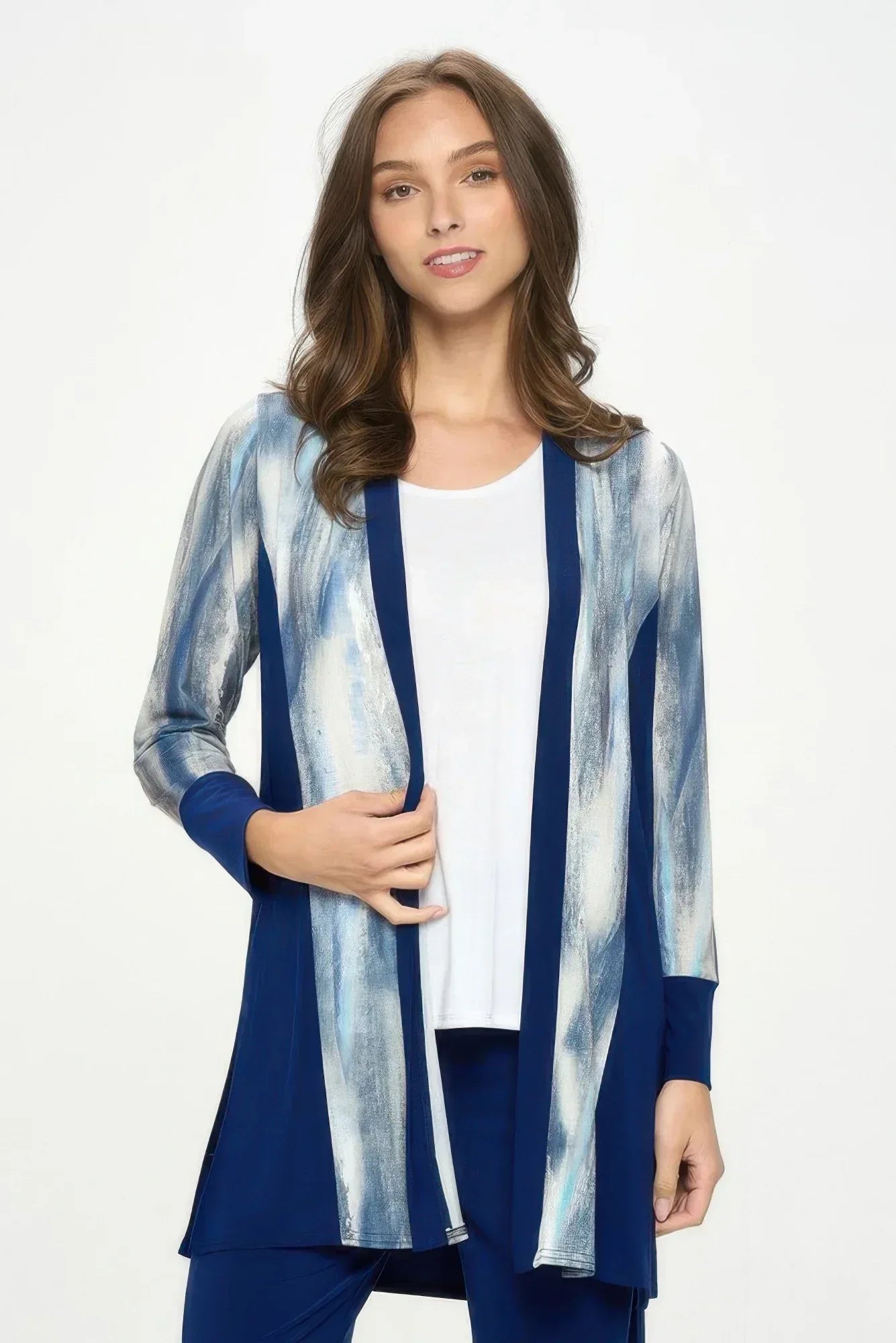 Ity Contrast Cardigan | Mixtshop LLC Main image