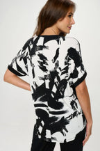 Hit Inbinding Neck Contrast Dolman Sleeve Top | Mixtshop LLC