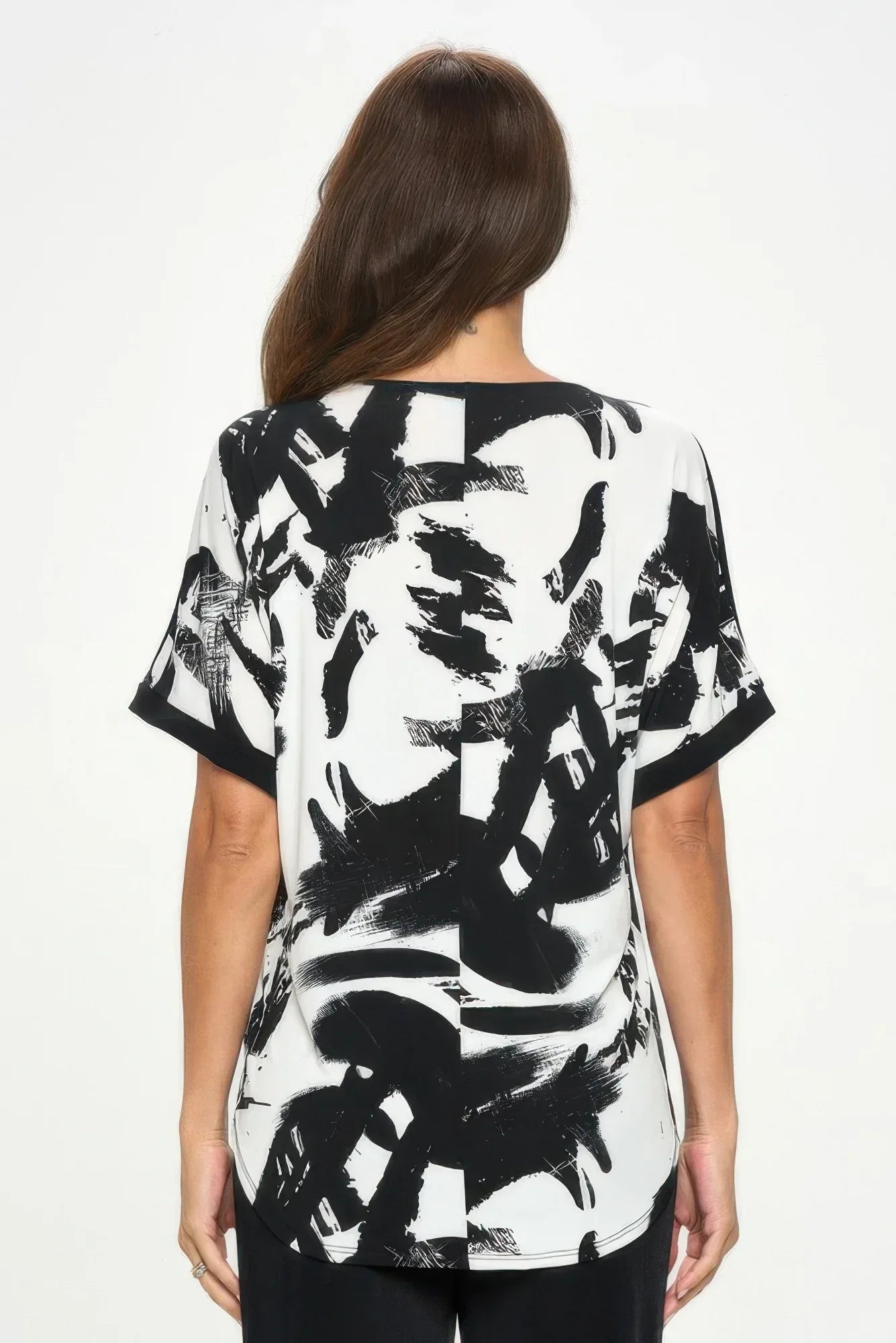 Hit Inbinding Neck Contrast Dolman Sleeve Top | Mixtshop LLC
