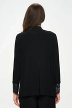 Nylon Foil Sequin Contrast Jacket | Mixtshop LLC
