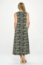 Hit V-neck Bias Long Dress W/pocket | Mixtshop LLC