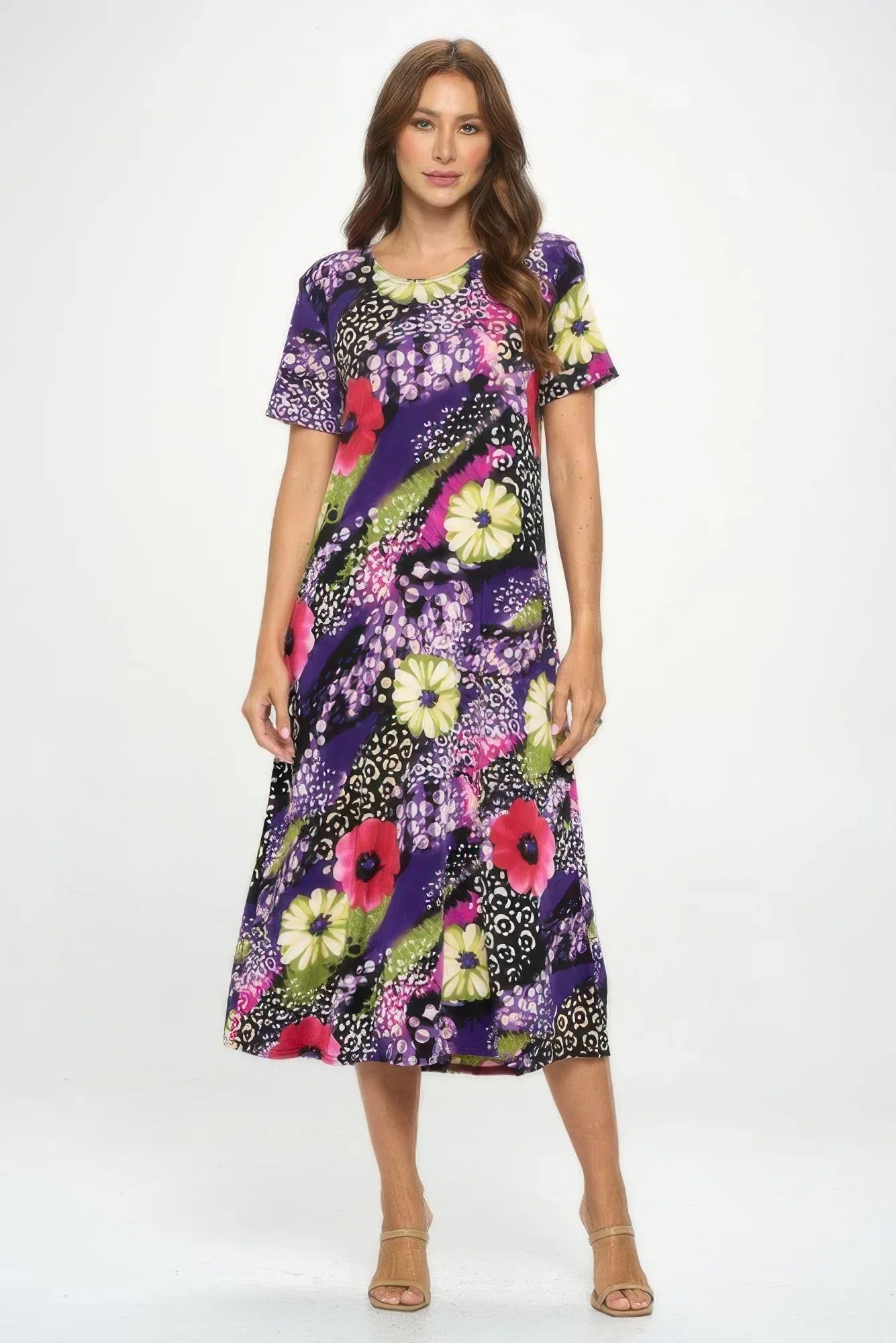Print Bns Long Dress | Mixtshop LLC