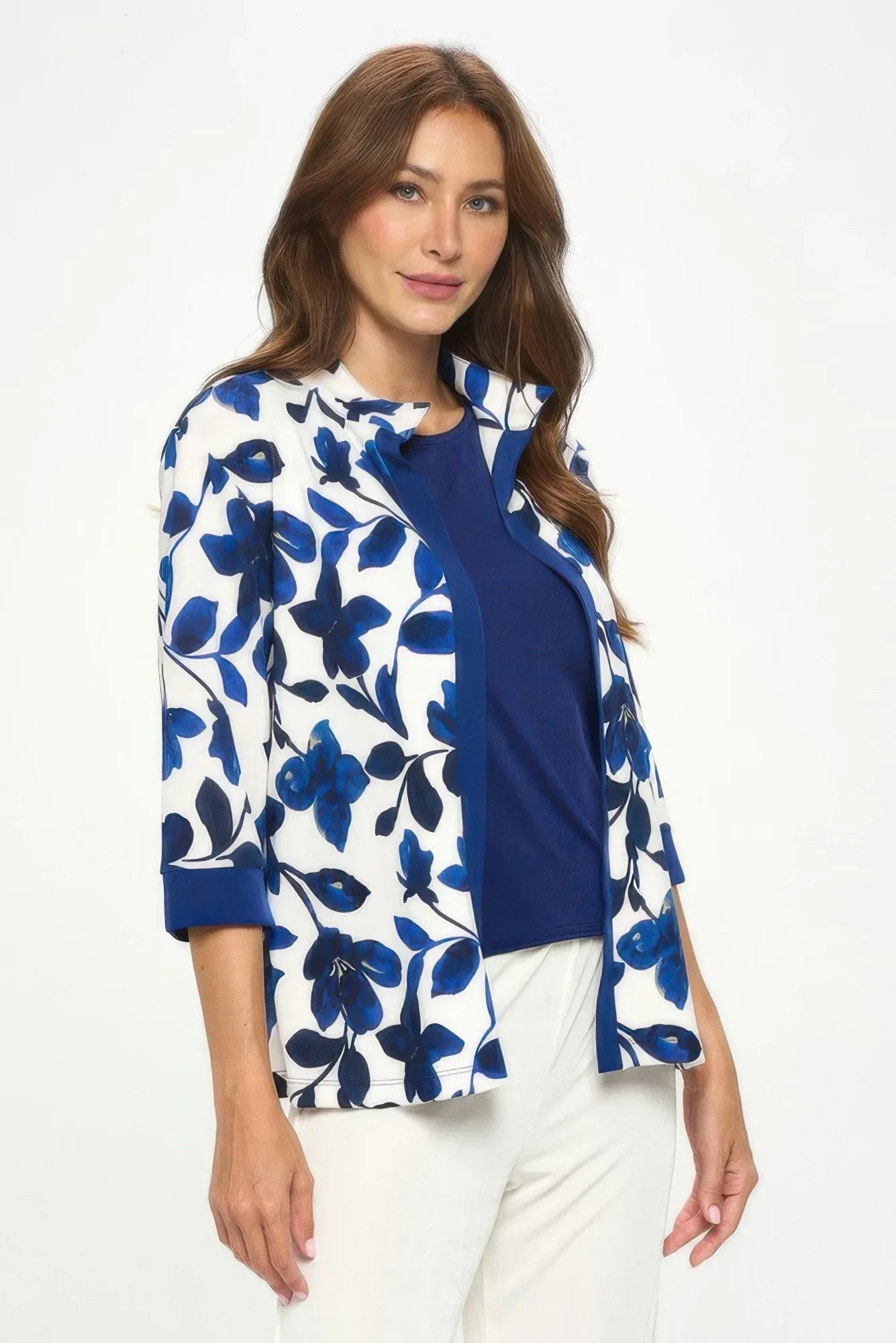 Damboru Print Contrast Jacket | Mixtshop LLC
