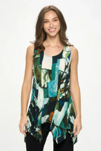 Hit Print Shark Bite Hem Tank | Mixtshop LLC