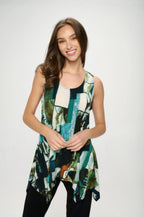Hit Print Shark Bite Hem Tank | Mixtshop LLC