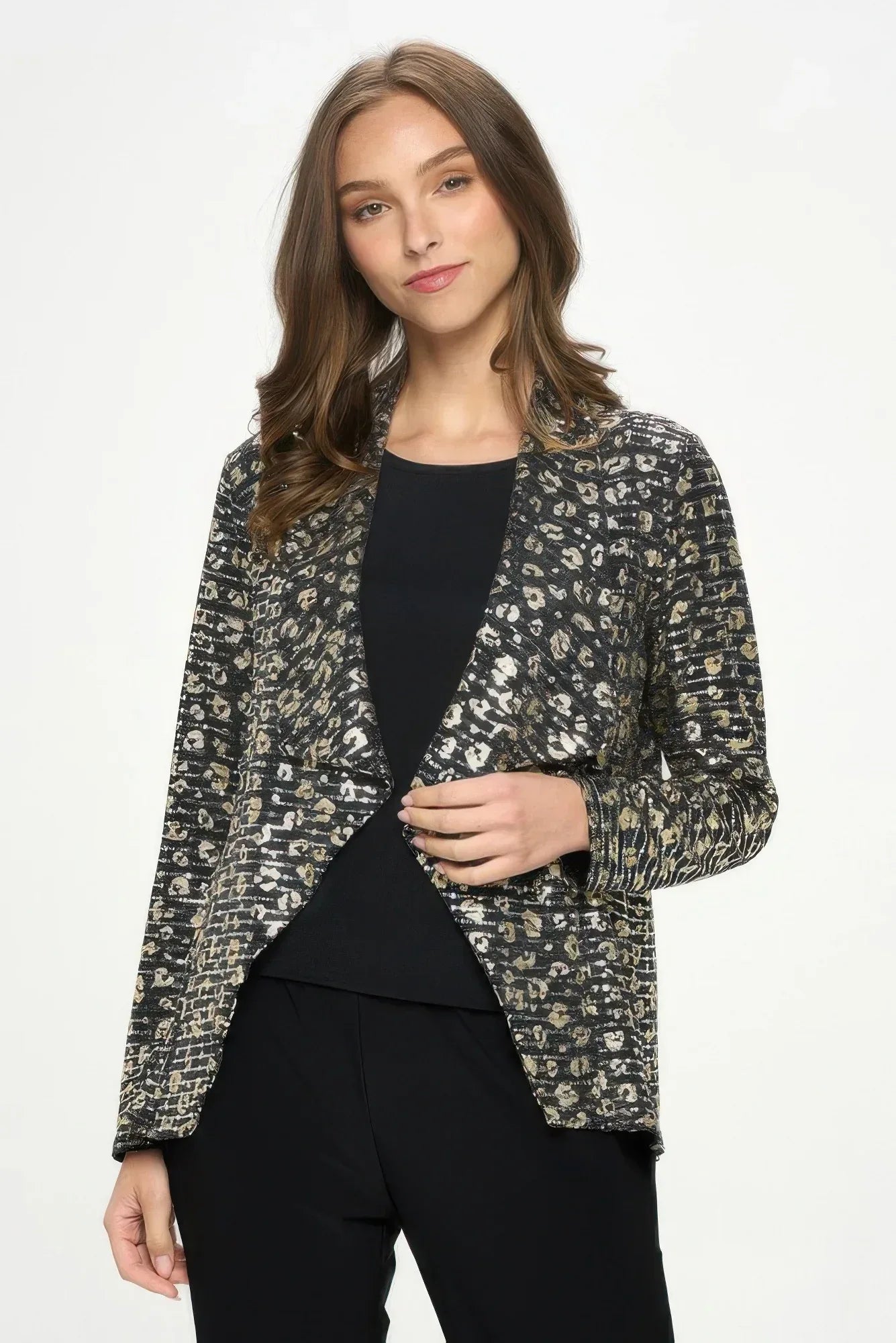 Trence Nylon Long Sleeve Jacket | Mixtshop LLC Main image