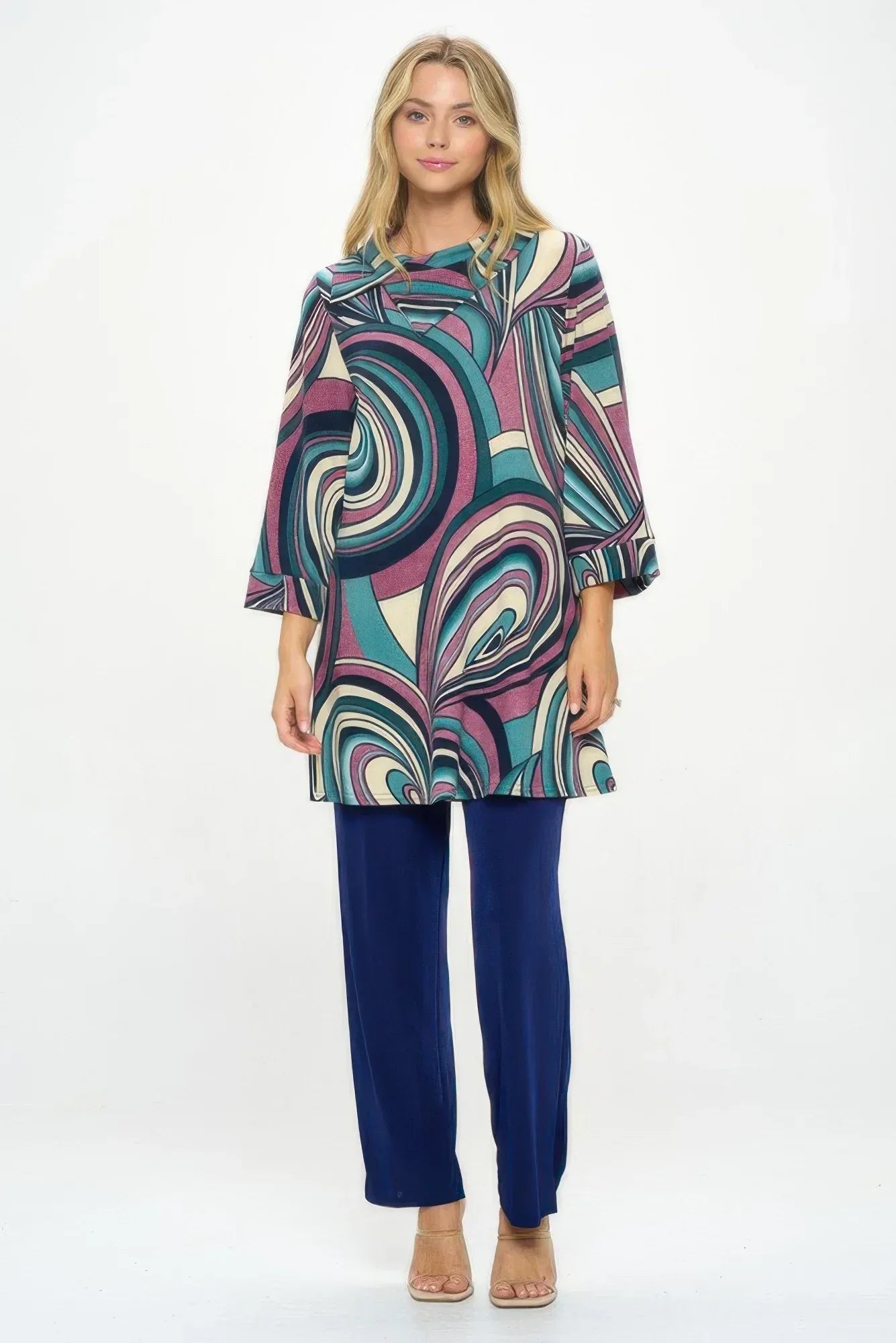 Split Neckline Tunic | Mixtshop LLC