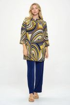 Split Neckline Tunic | Mixtshop LLC