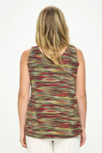 Hit Print Sleeveless Tank Top | Mixtshop LLC