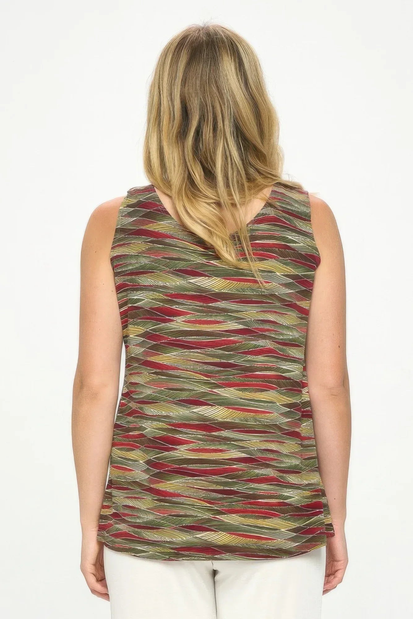 Hit Print Sleeveless Tank Top | Mixtshop LLC