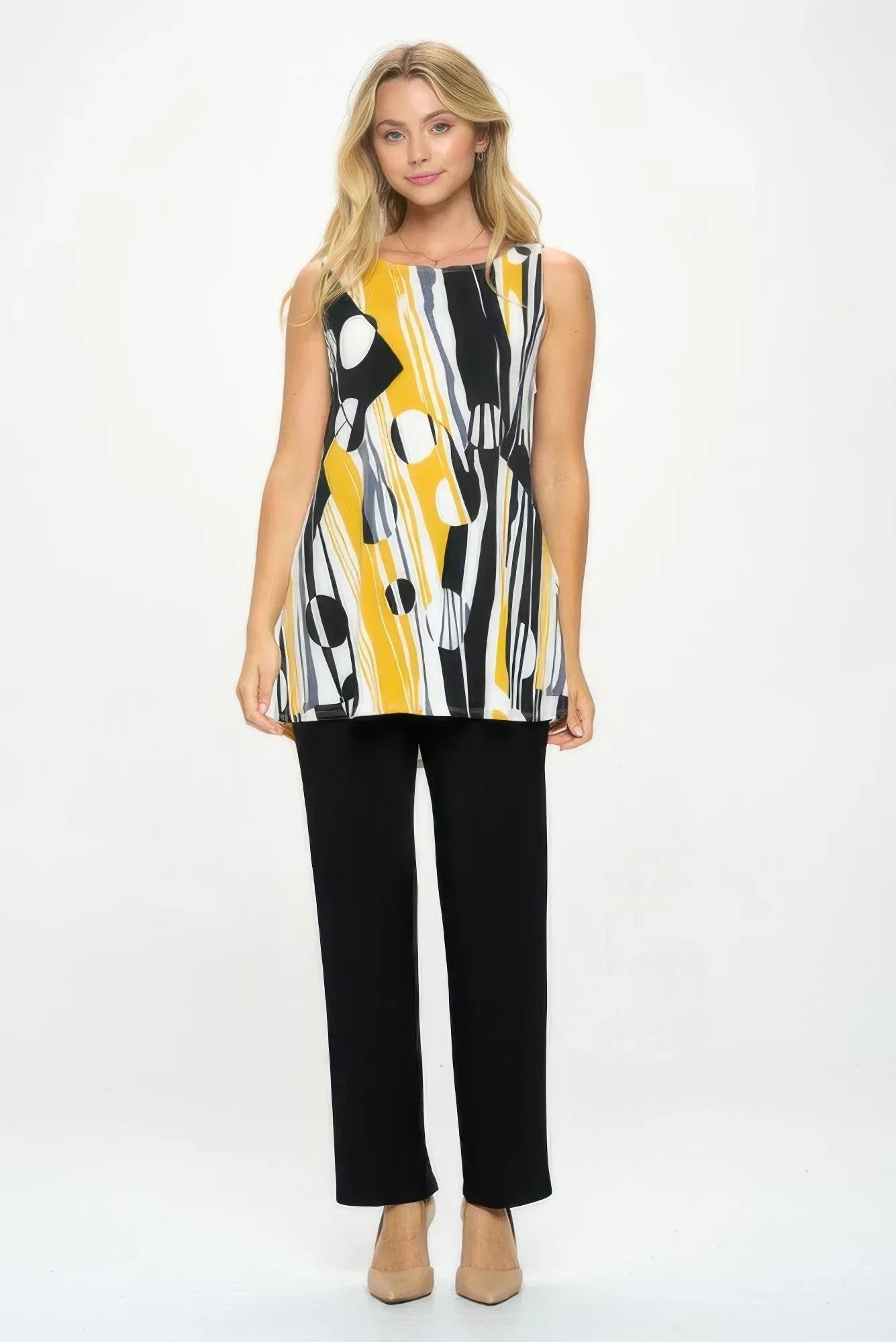 Boat Neckline Print Top | Mixtshop LLC