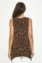 Print Hit Shark Bite Hem Tank | Mixtshop LLC
