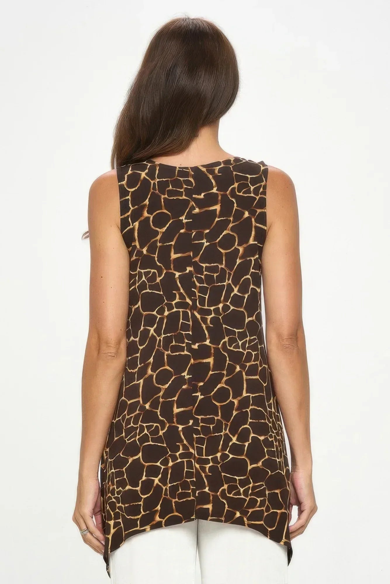 Print Hit Shark Bite Hem Tank | Mixtshop LLC