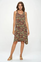 Hit Diamond Side Tank Dress | Mixtshop LLC