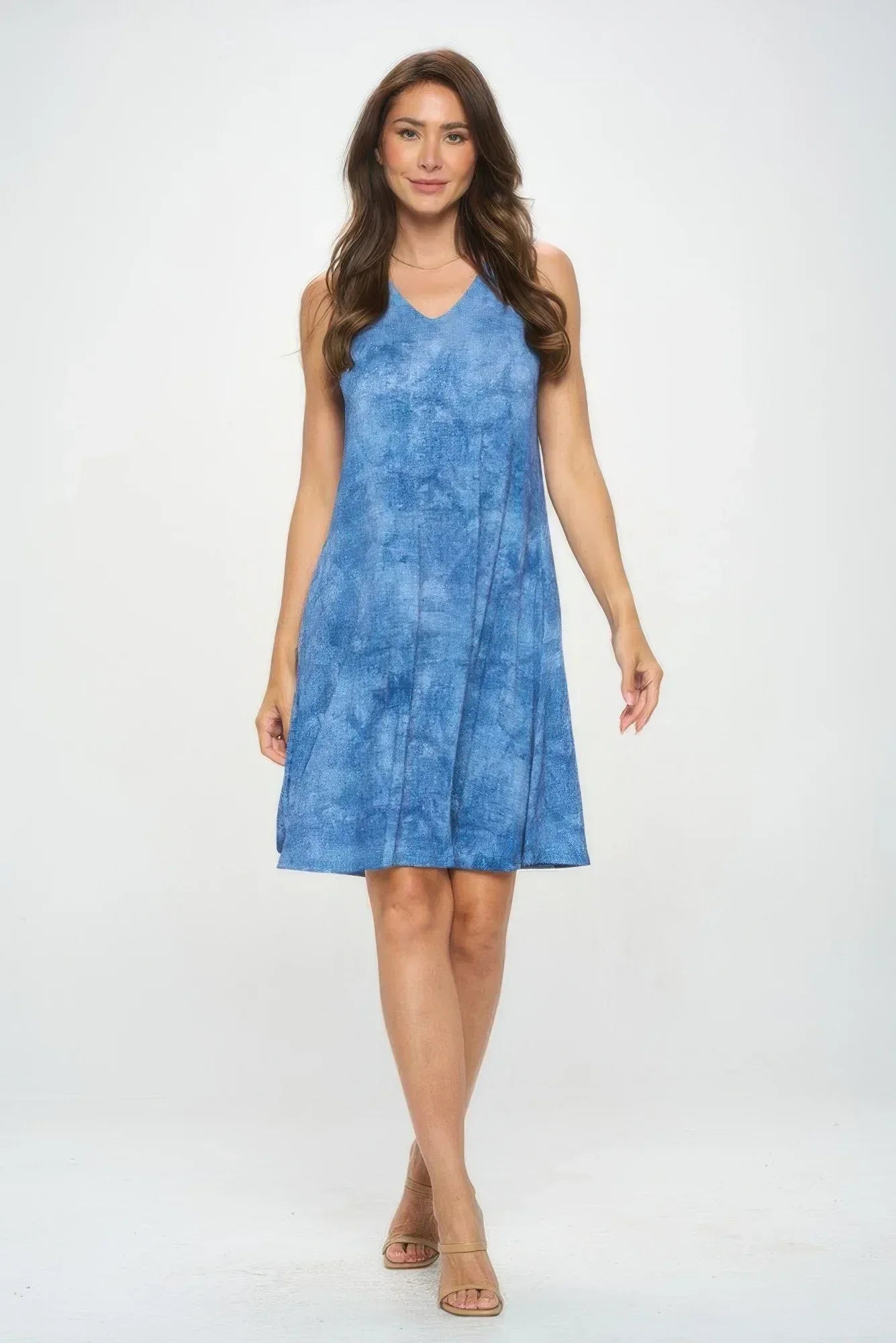 ITY Fabric V-Neckline Short Dress | Mixtshop LLC