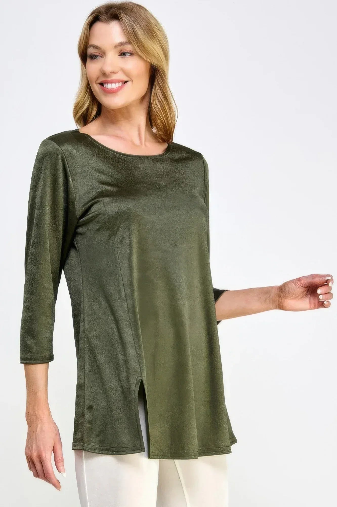 Washed Satin Elegance Top | Mixtshop LLC