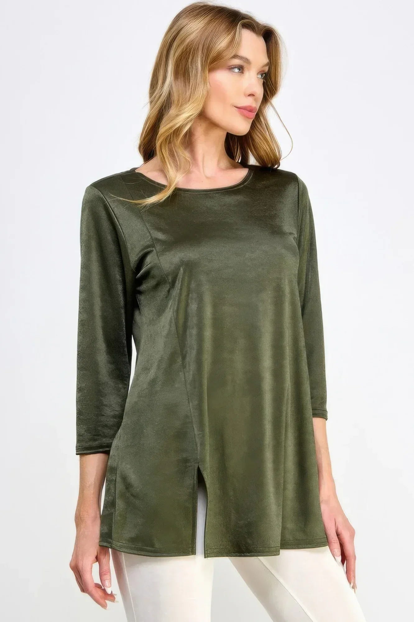 Washed Satin Elegance Top | Mixtshop LLC