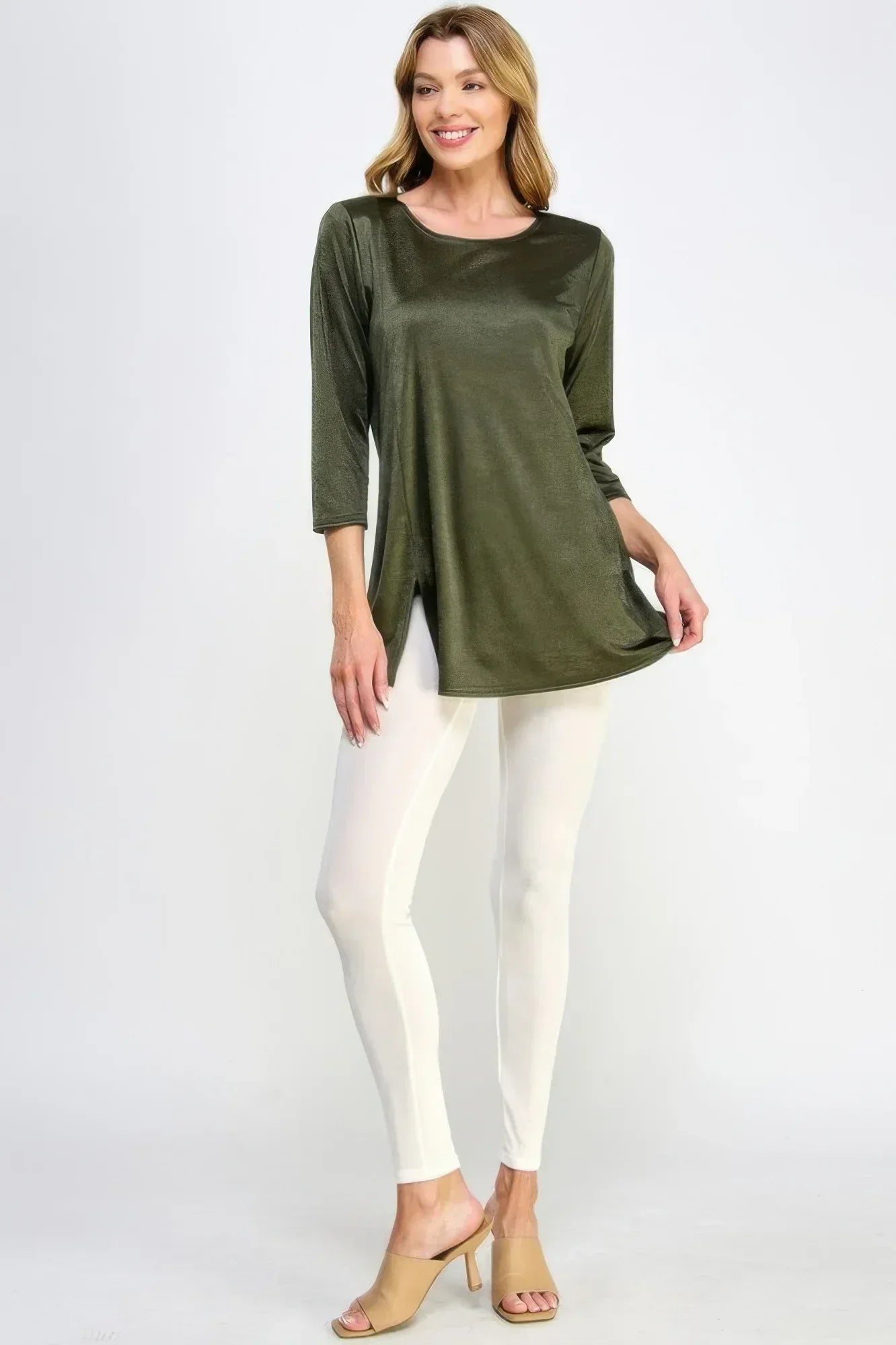 Washed Satin Elegance Top | Mixtshop LLC