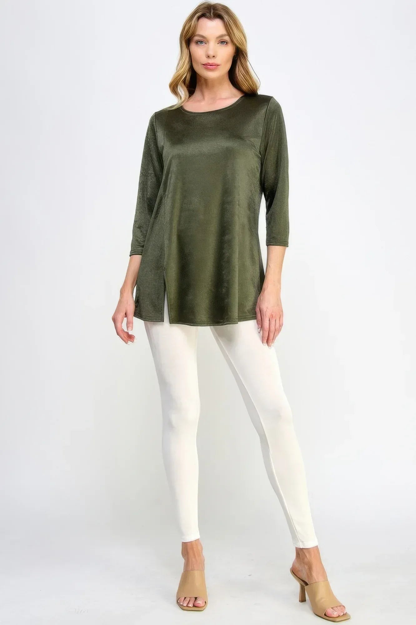 Washed Satin Elegance Top | Mixtshop LLC