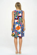 HIT V-Neck Bias Pocket Tank Dress | Mixtshop LLC