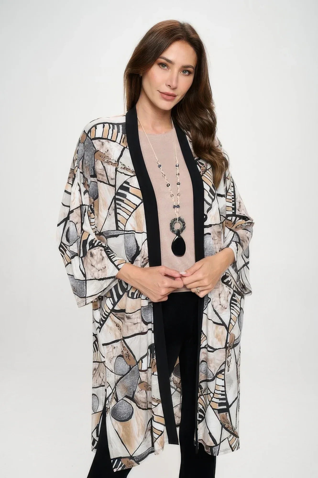 Long contrast Jacket | Mixtshop LLC Main image