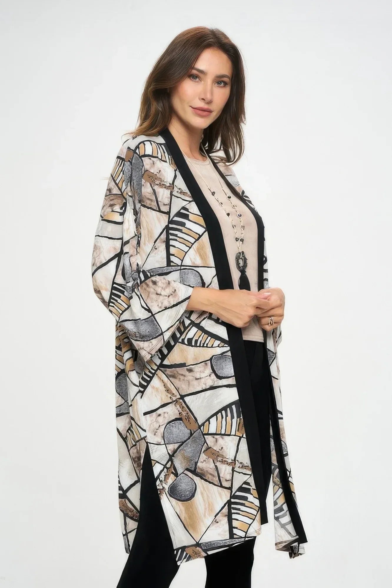 Long contrast Jacket | Mixtshop LLC
