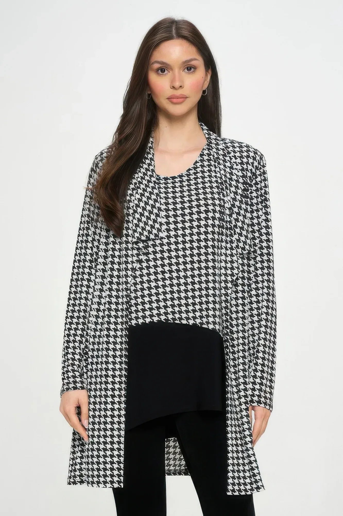Houndstooth Print Jacket | Mixtshop LLC Main image