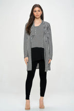 Houndstooth Print Jacket | Mixtshop LLC
