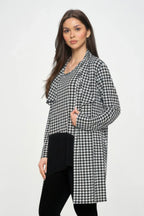 Houndstooth Print Jacket | Mixtshop LLC