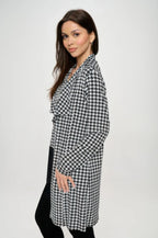 Houndstooth Print Jacket | Mixtshop LLC