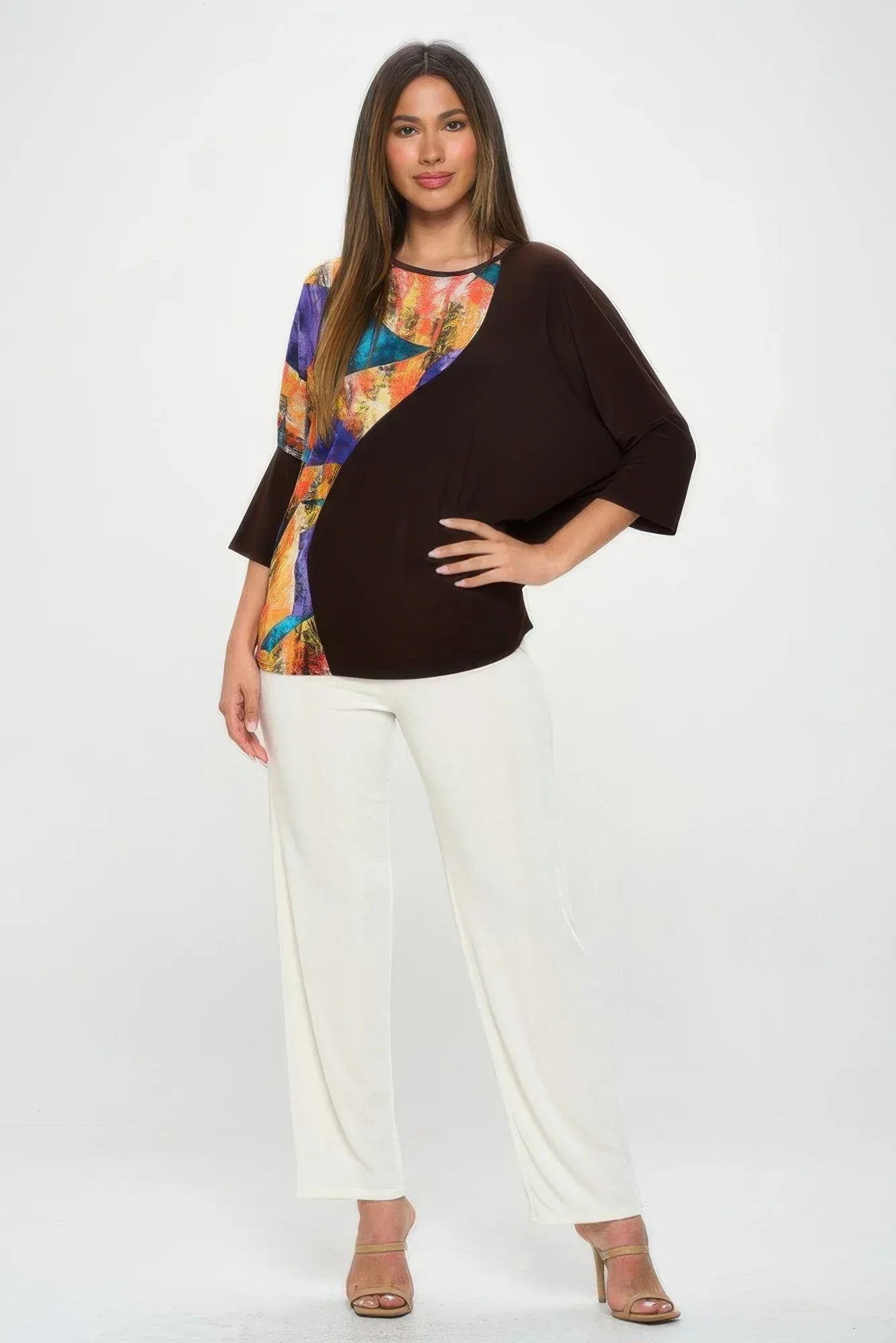 Contrast Print Top | Mixtshop LLC