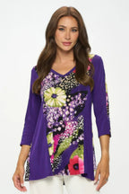 BNS V-Neck Binding Contrast Top | Mixtshop LLC