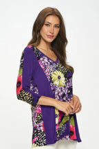 BNS V-Neck Binding Contrast Top | Mixtshop LLC
