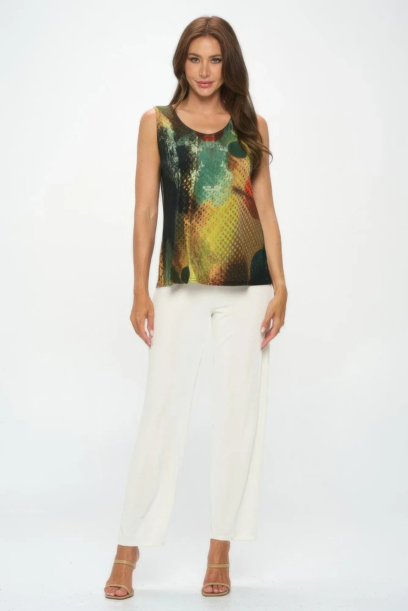 HIT Print Sleeveless Tank Top Secondary image