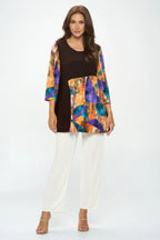 Contrast Curve Knit Top | Mixtshop LLC